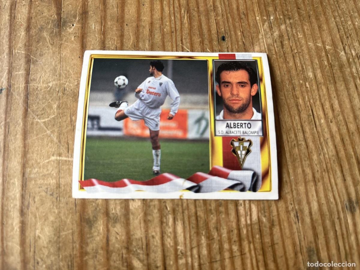 Cromos de f&uacute;tbol: CROMO SIN PEGAR NUNCA PEGADO ALBUM LIGA ESTE 95 96 1995 1996 ALBACETE ALBERTO