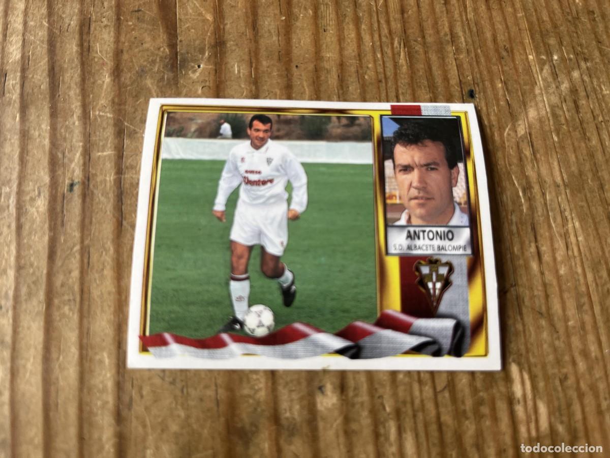 Cromos de f&uacute;tbol: CROMO SIN PEGAR NUNCA PEGADO ALBUM LIGA ESTE 95 96 1995 1996 ALBACETE ANTONIO