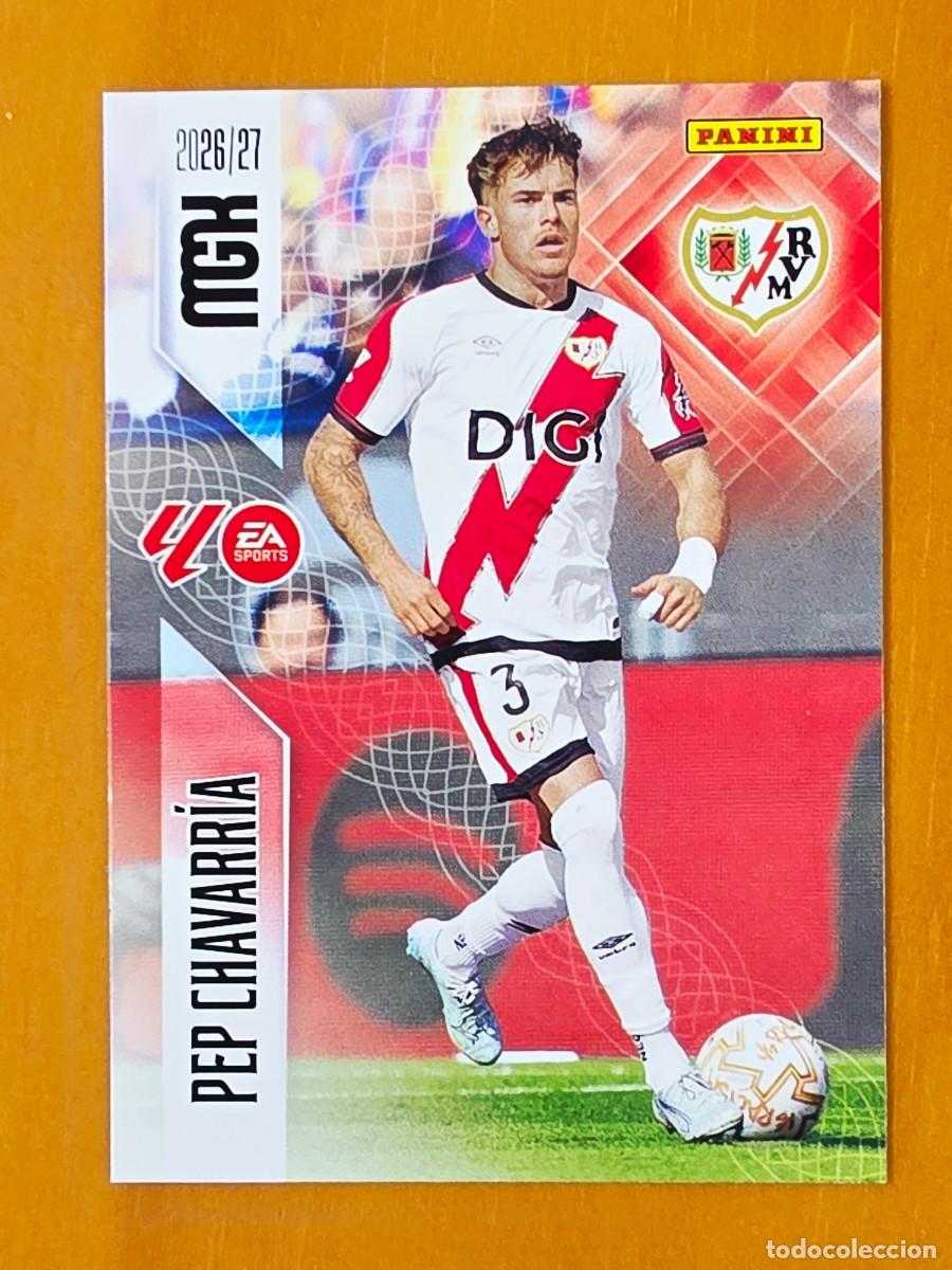 Cromos de f&uacute;tbol: 297 Pep Chavarr&iacute;a, Rayo Vallecano, Panini Megacracks MGK 2026 2027 26 27