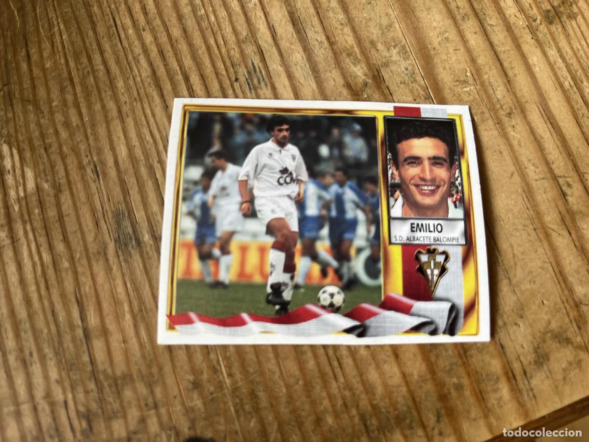 Cromos de f&uacute;tbol: CROMO SIN PEGAR NUNCA PEGADO ALBUM LIGA ESTE 95 96 1995 1996 ALBACETE EMILIO