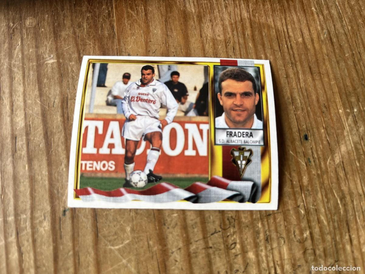 Cromos de f&uacute;tbol: CROMO SIN PEGAR NUNCA PEGADO ALBUM LIGA ESTE 95 96 1995 1996 ALBACETE FRADERA