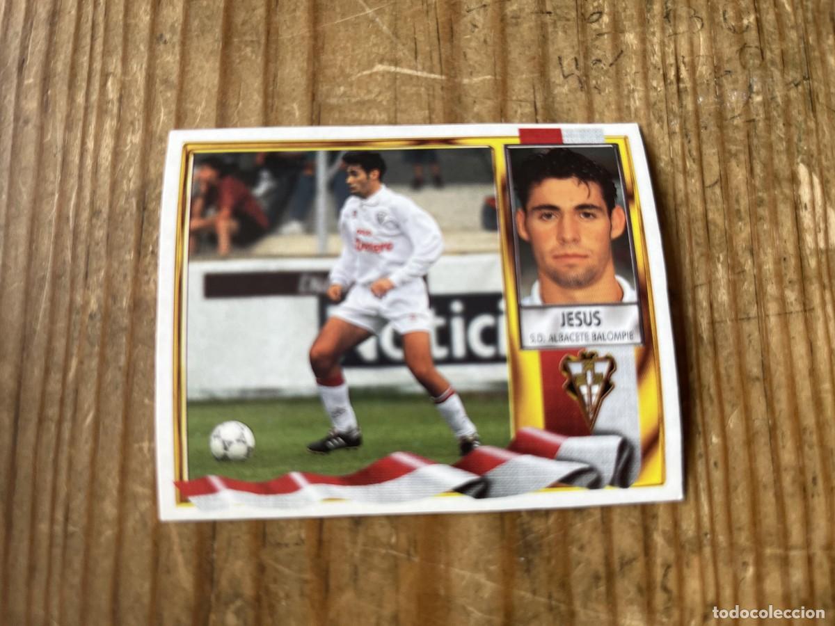 Cromos de f&uacute;tbol: CROMO SIN PEGAR NUNCA PEGADO ALBUM LIGA ESTE 95 96 1995 1996 ALBACETE JESUS