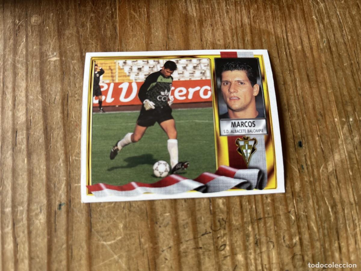 Cromos de f&uacute;tbol: CROMO SIN PEGAR NUNCA PEGADO ALBUM LIGA ESTE 95 96 1995 1996 ALBACETE MARCOS