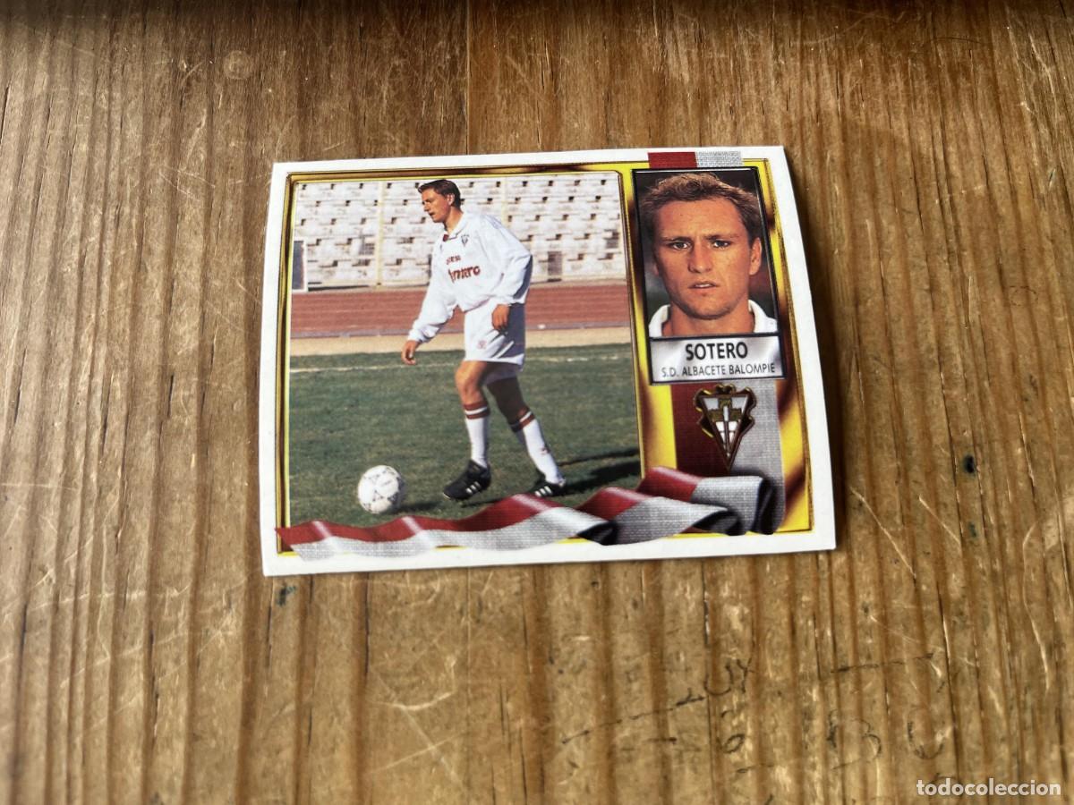 Cromos de f&uacute;tbol: CROMO SIN PEGAR NUNCA PEGADO ALBUM LIGA ESTE 95 96 1995 1996 ALBACETE SOTERO