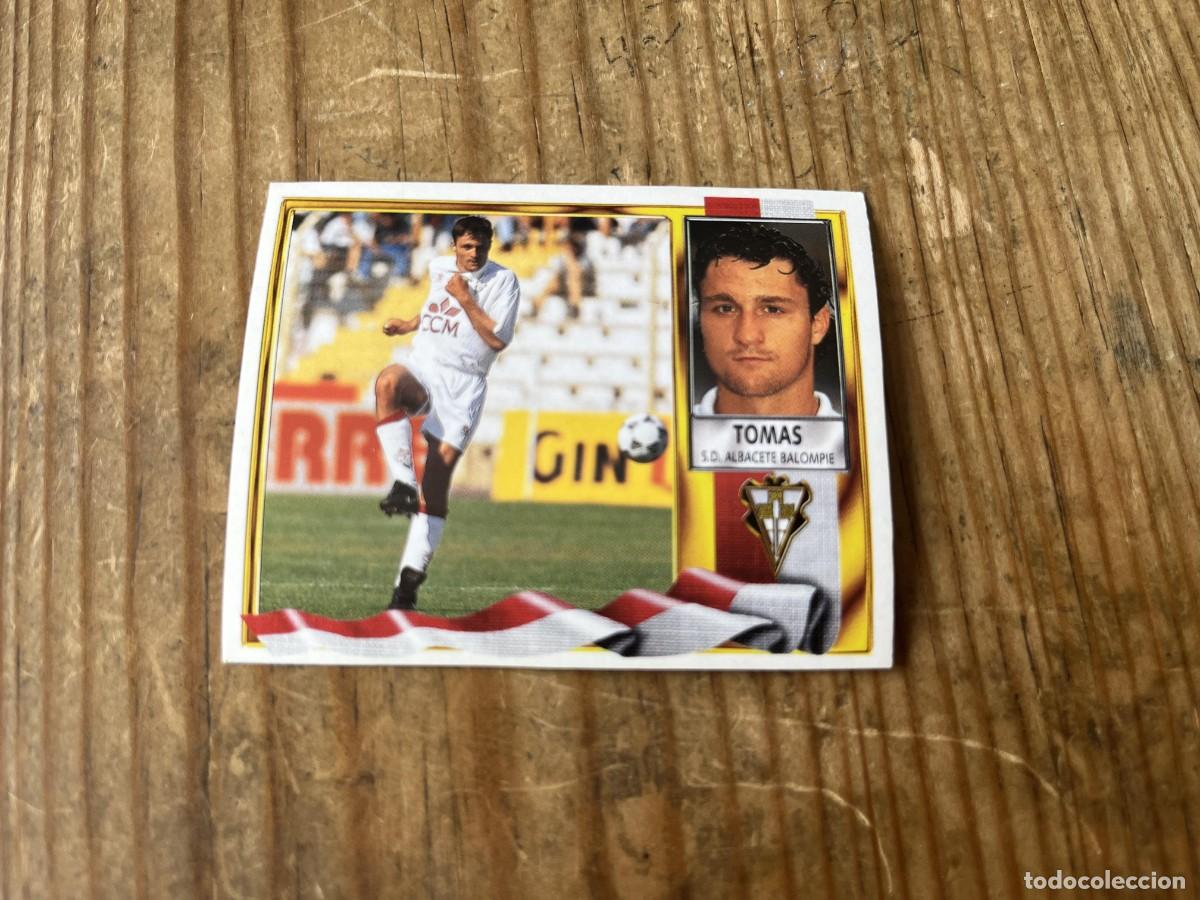 Cromos de f&uacute;tbol: CROMO SIN PEGAR NUNCA PEGADO ALBUM LIGA ESTE 95 96 1995 1996 ALBACETE TOMAS
