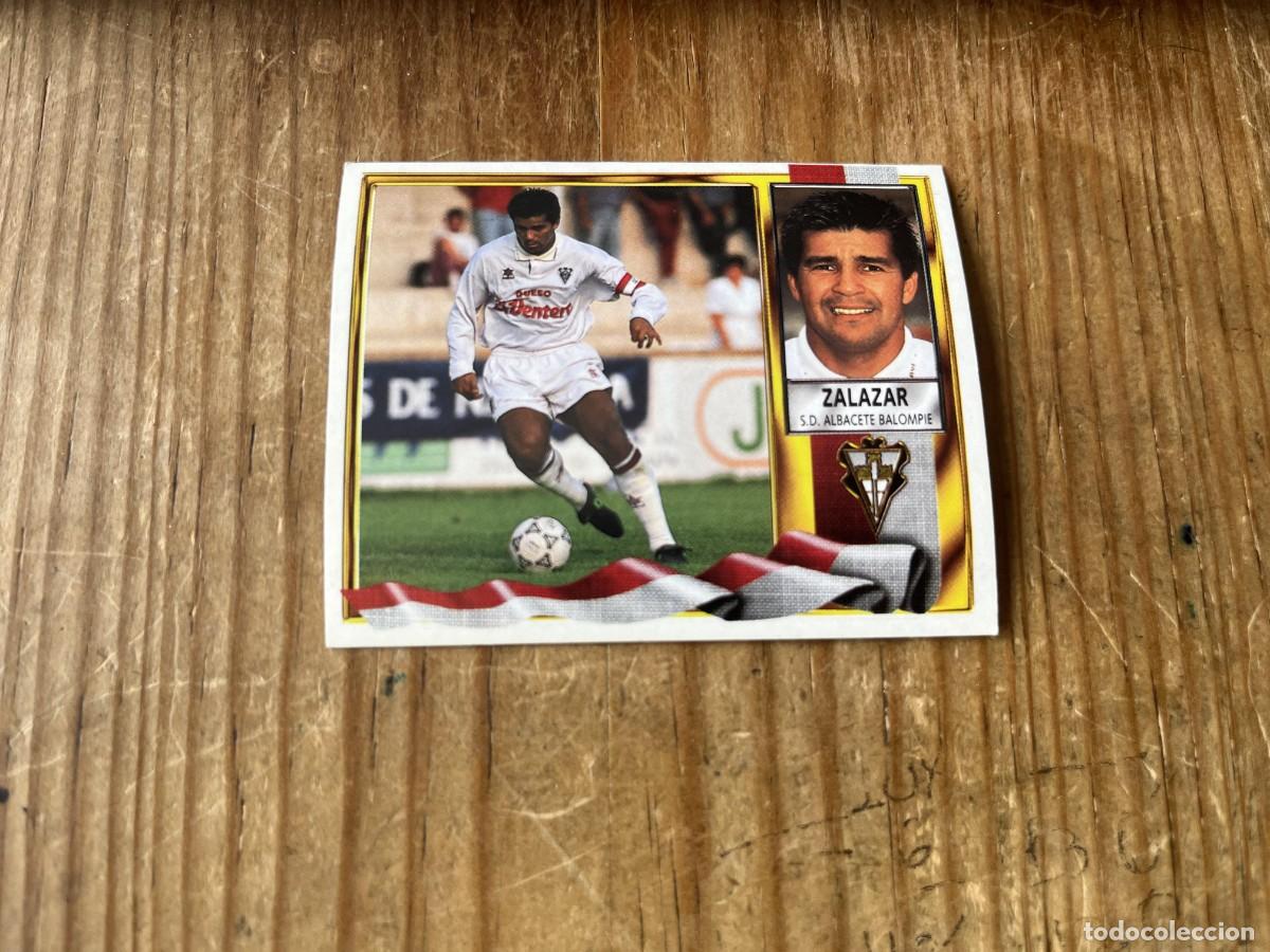 Cromos de f&uacute;tbol: CROMO SIN PEGAR NUNCA PEGADO ALBUM LIGA ESTE 95 96 1995 1996 ALBACETE ZALAZAR
