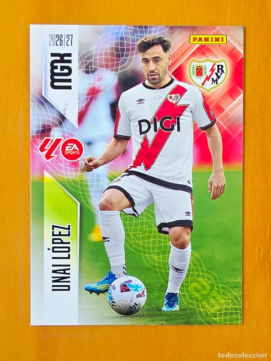 Cromos de f&uacute;tbol: 301 Unai L&oacute;pez, Rayo Vallecano, Panini Megacracks MGK 2026 2027 26 27