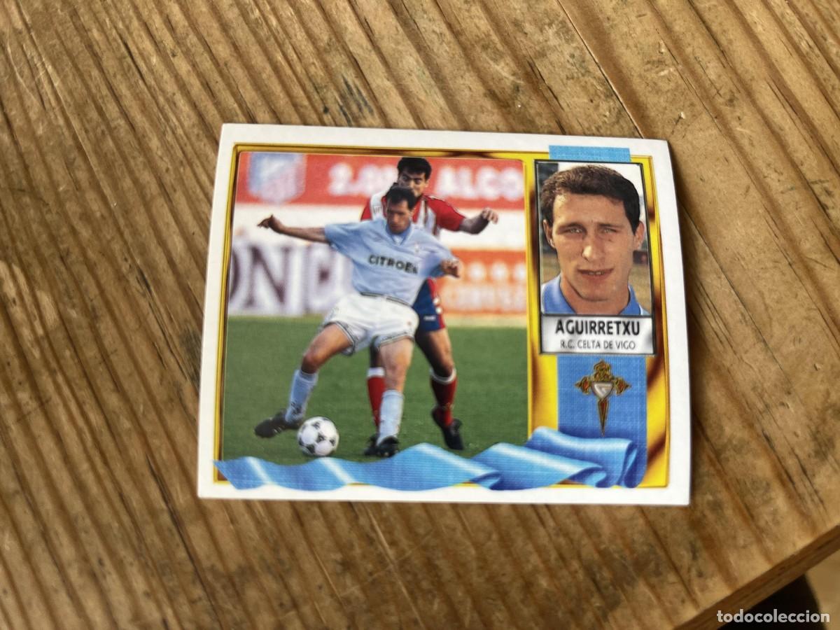 Cromos de f&uacute;tbol: CROMO SIN PEGAR NUNCA PEGADO ALBUM LIGA ESTE 95 96 1995 1996 CELTA VIGO AGUIRRETXU