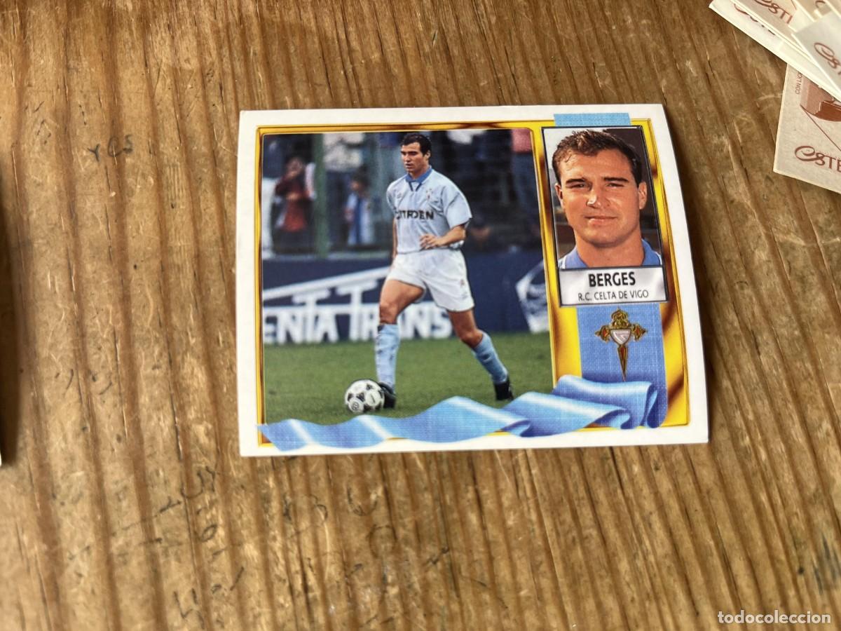 Football Stickers: CROMO SIN PEGAR NUNCA PEGADO ALBUM LIGA ESTE 95 96 1995 1996 CELTA VIGO BERGES