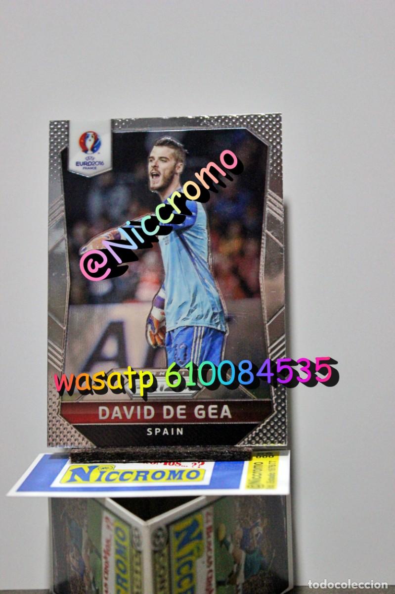 Cromos de f&uacute;tbol: de gea espa&ntilde;a euro 2016 portugal prizm panini eurocopa 16 niccromo