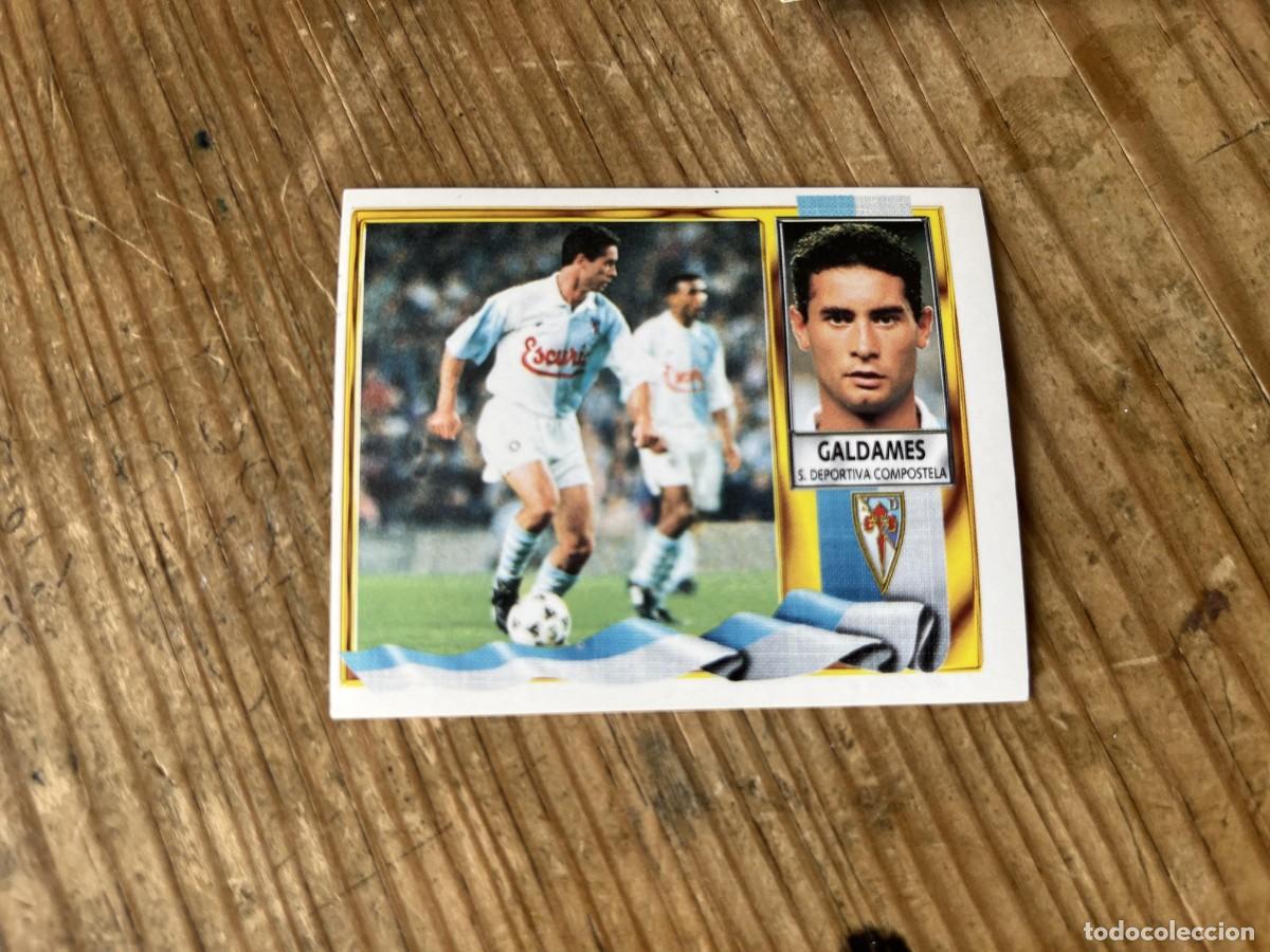Cromos de f&uacute;tbol: CROMO SIN PEGAR NUNCA PEGADO ALBUM LIGA ESTE 95 96 1995 1996 COMPOSTELA GALDAMES