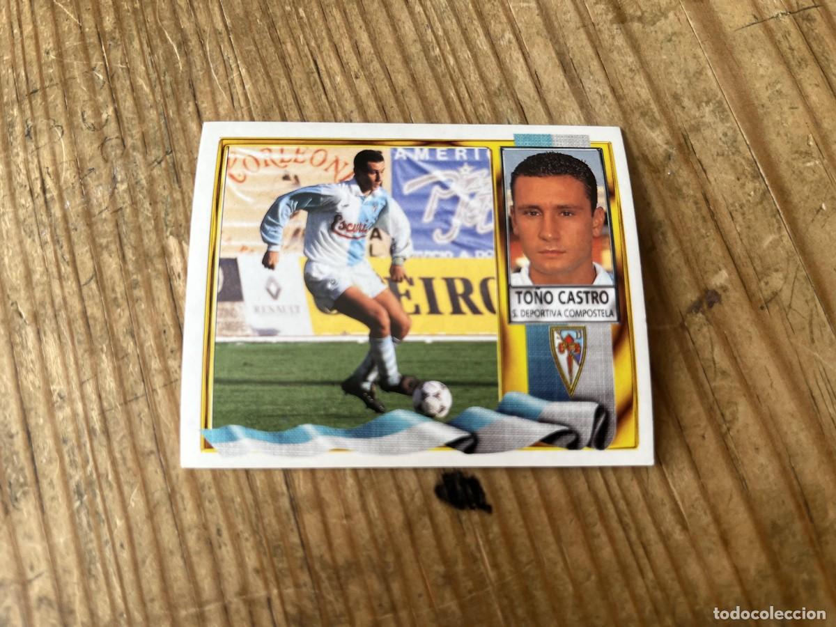 Cromos de f&uacute;tbol: CROMO SIN PEGAR NUNCA PEGADO ALBUM LIGA ESTE 95 96 1995 1996 COMPOSTELA TO&Ntilde;O CASTRO