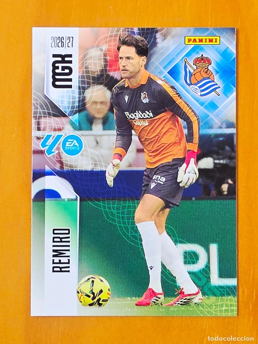 Cromos de f&uacute;tbol: 308 &Aacute;lex Remiro, Real Sociedad, Panini Megacracks MGK 2026 2027 26 27