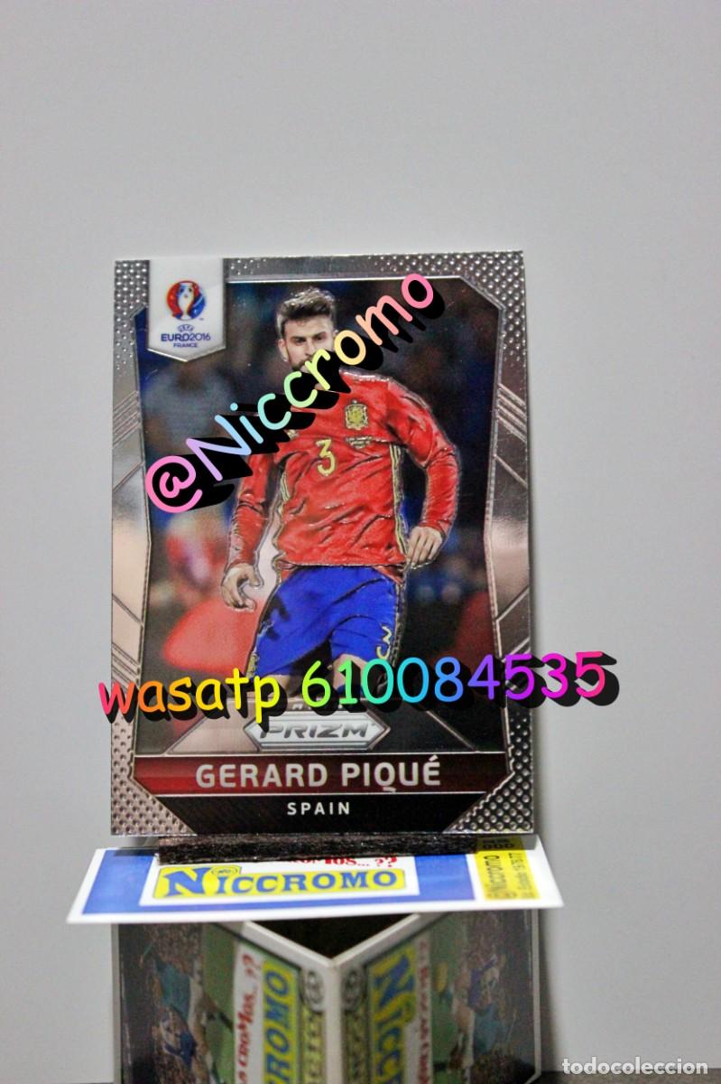 Cromos de f&uacute;tbol: pique espa&ntilde;a euro 2016 portugal prizm panini eurocopa 16 niccromo
