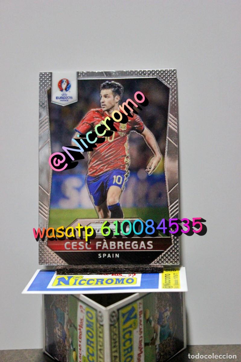 Cromos de f&uacute;tbol: fabregas espa&ntilde;a euro 2016 portugal prizm panini eurocopa 16 niccromo