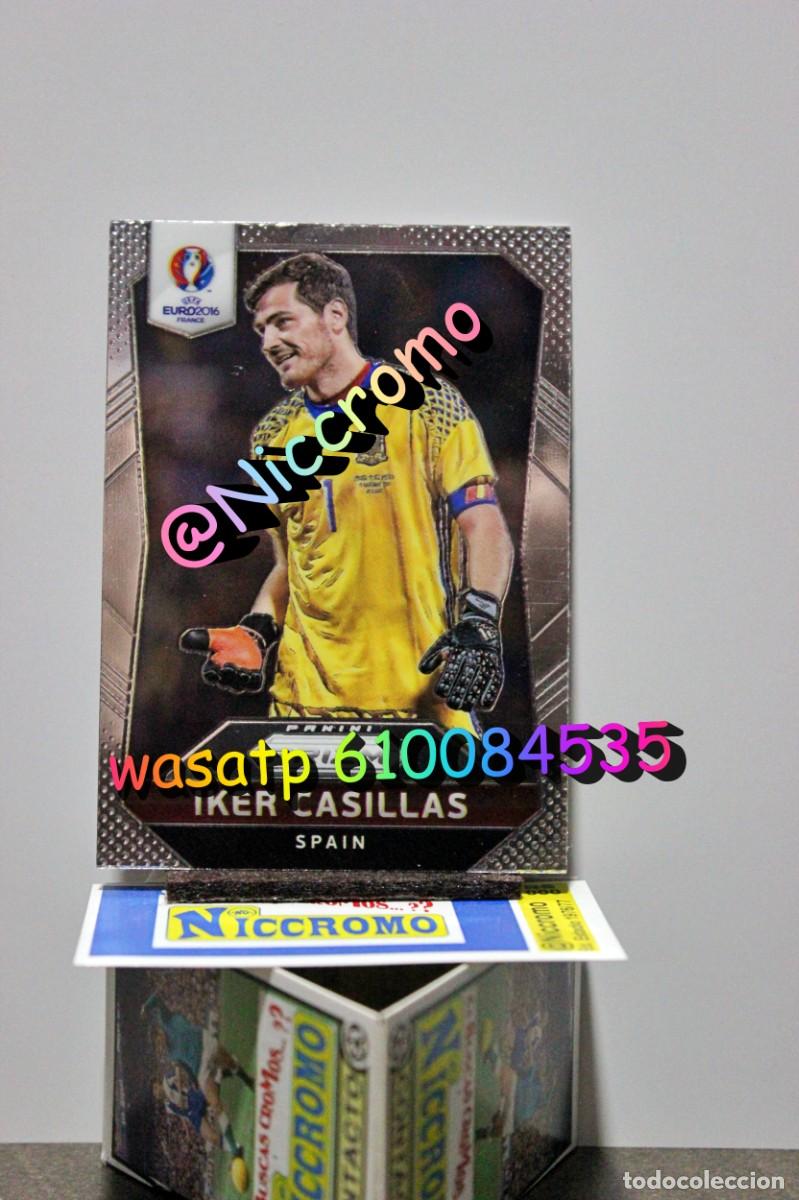 Cromos de f&uacute;tbol: casillas espa&ntilde;a euro 2016 portugal prizm panini eurocopa 16 niccromo
