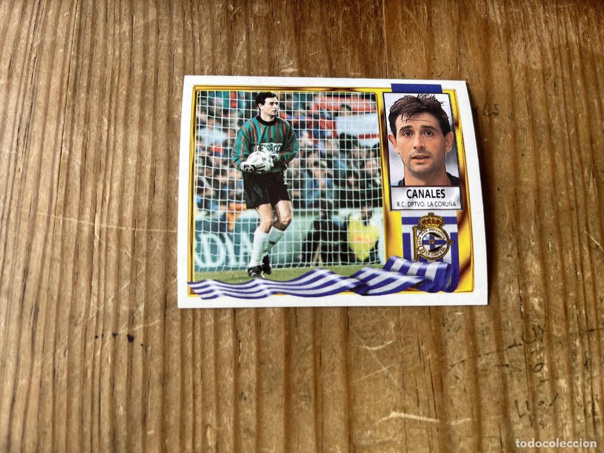 Cromos de f&uacute;tbol: CROMO SIN PEGAR NUNCA PEGADO ALBUM LIGA ESTE 95 96 1995 1996 DEPORTIVO CORU&Ntilde;A CANALES