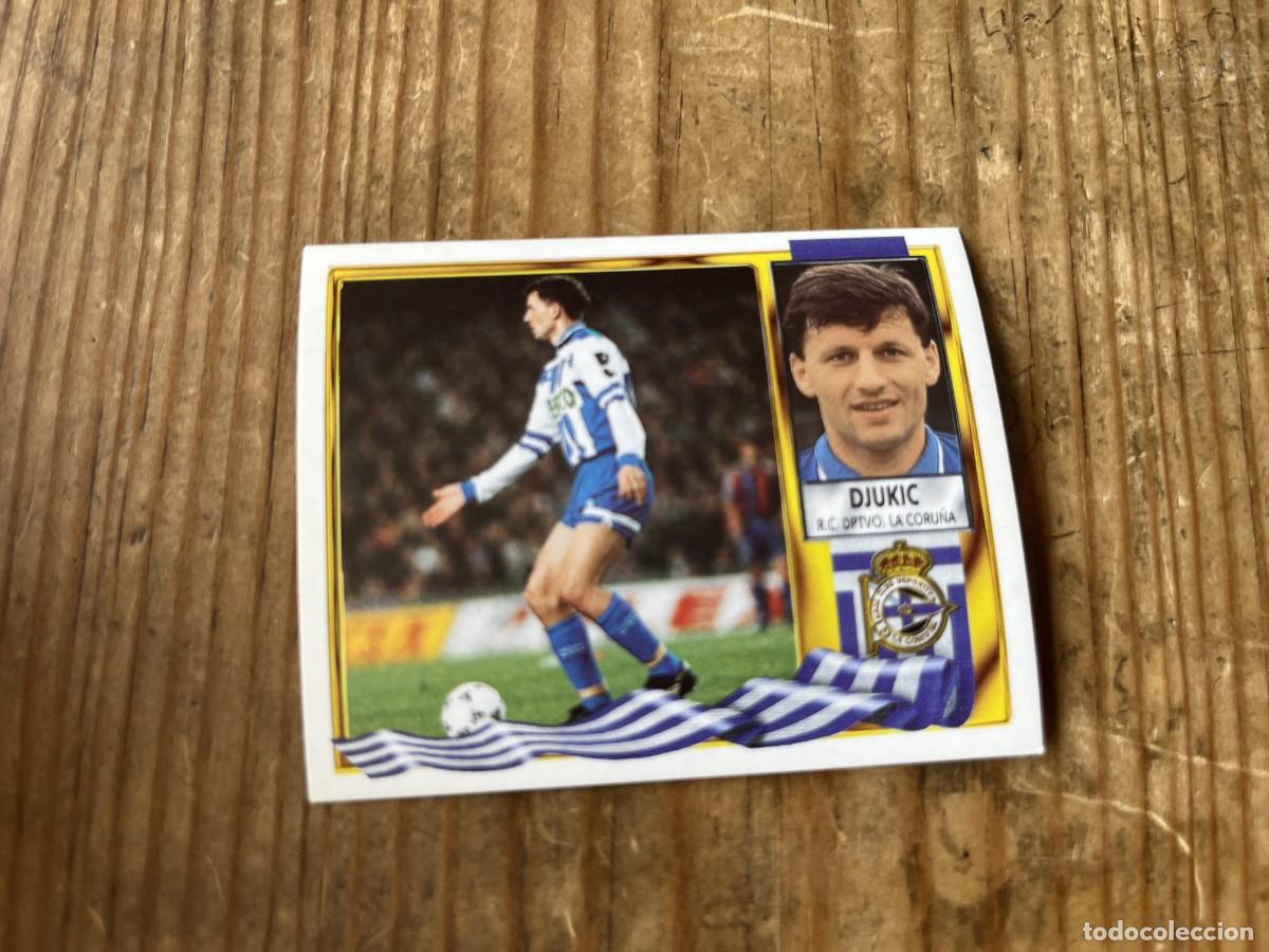 Cromos de f&uacute;tbol: CROMO SIN PEGAR NUNCA PEGADO ALBUM LIGA ESTE 95 96 1995 1996 DEPORTIVO CORU&Ntilde;A DJUKIC