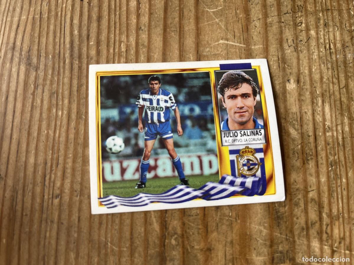 Cromos de f&uacute;tbol: CROMO SIN PEGAR NUNCA PEGADO ALBUM LIGA ESTE 95 96 1995 1996 DEPORTIVO CORU&Ntilde;A JULIO SALINAS