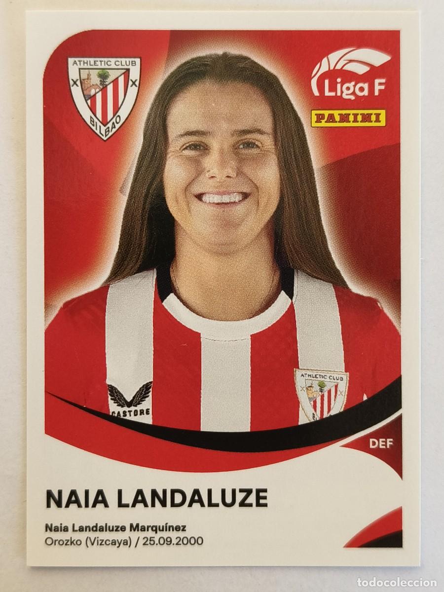 Cromos de f&uacute;tbol: #7 NAIA LANDALUZE (ATHLETIC BILBAO) LIGA F 2024/2025 PANINI