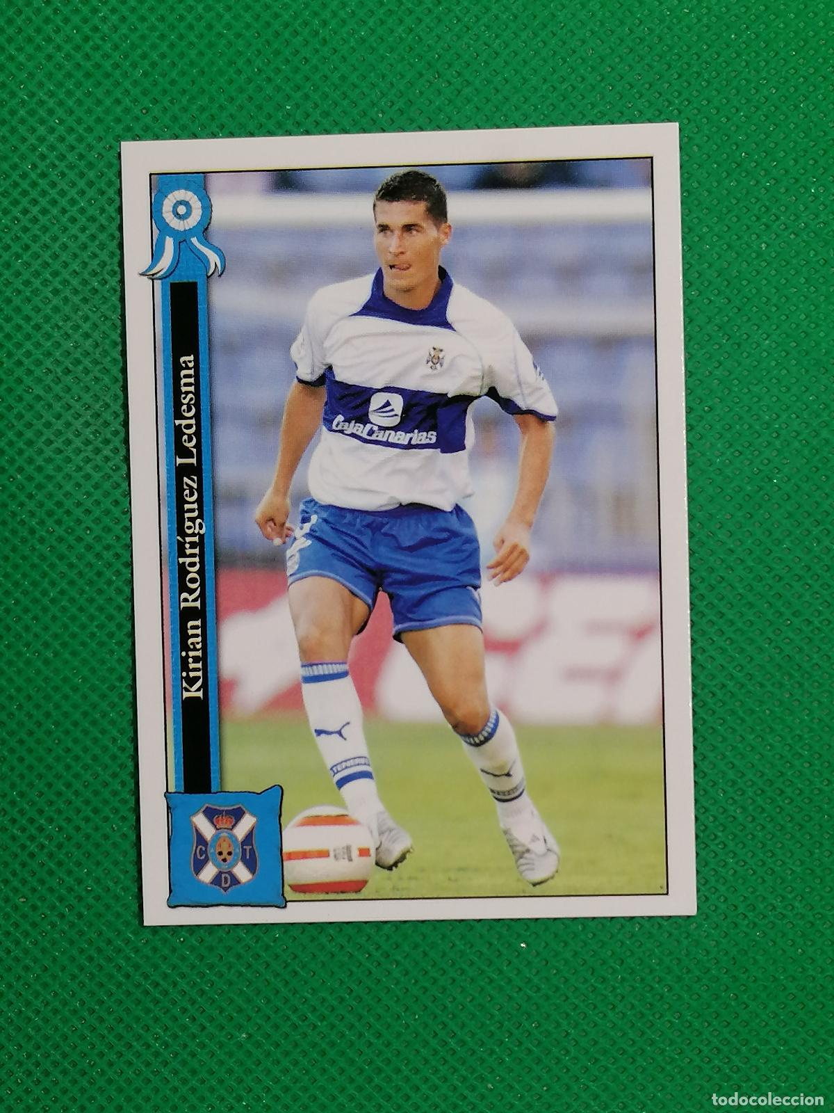 Cromos de f&uacute;tbol: 834 KIRIAN TENERIFE ⚽ MUNDICROMO LAS FICHAS DE LA LIGA 05 06 2005 2006 ⚽