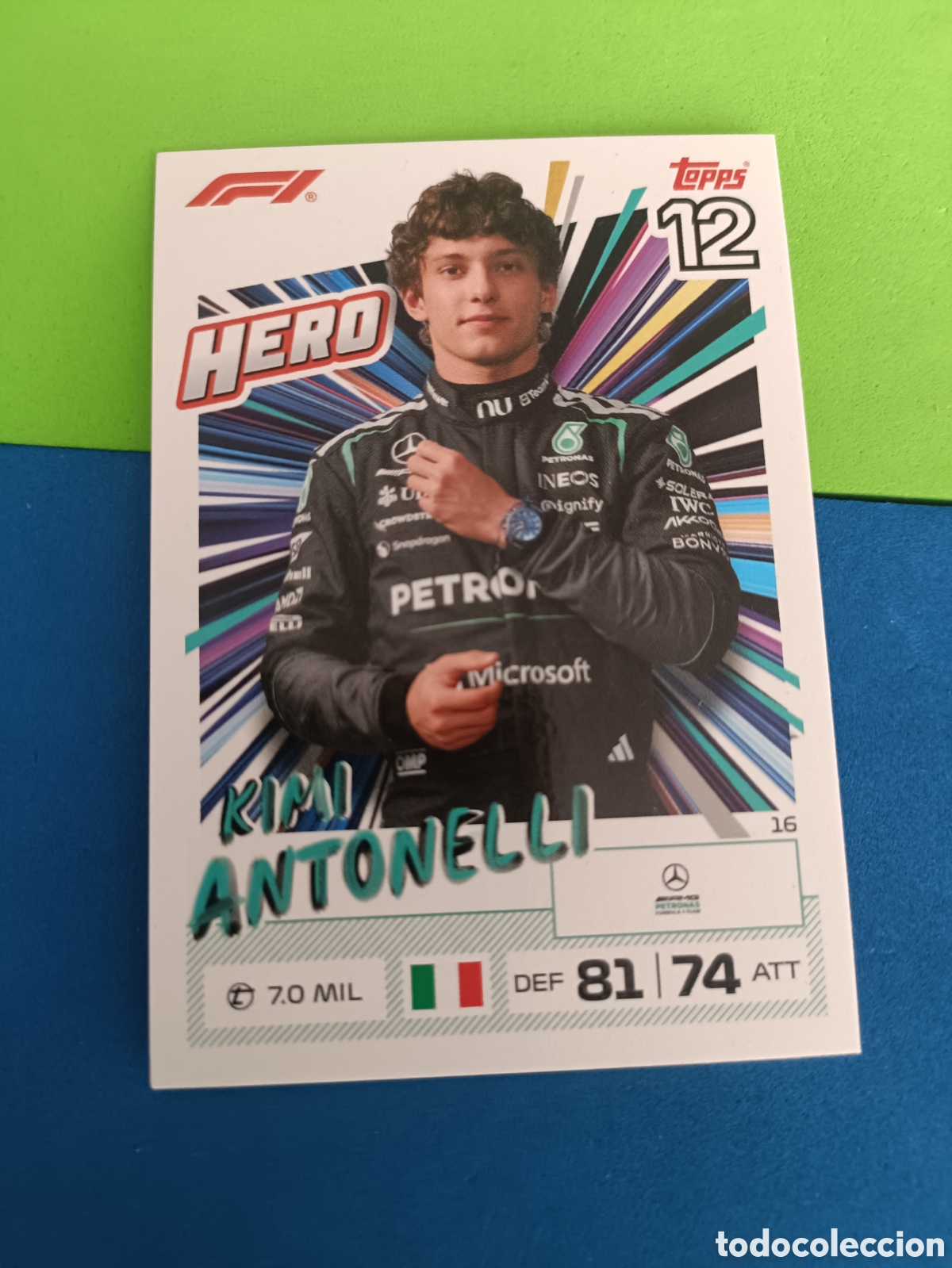 Cromos de f&uacute;tbol: Topps Turbo Attax F&oacute;rmula uno F1 2026 - 16 Antonelli