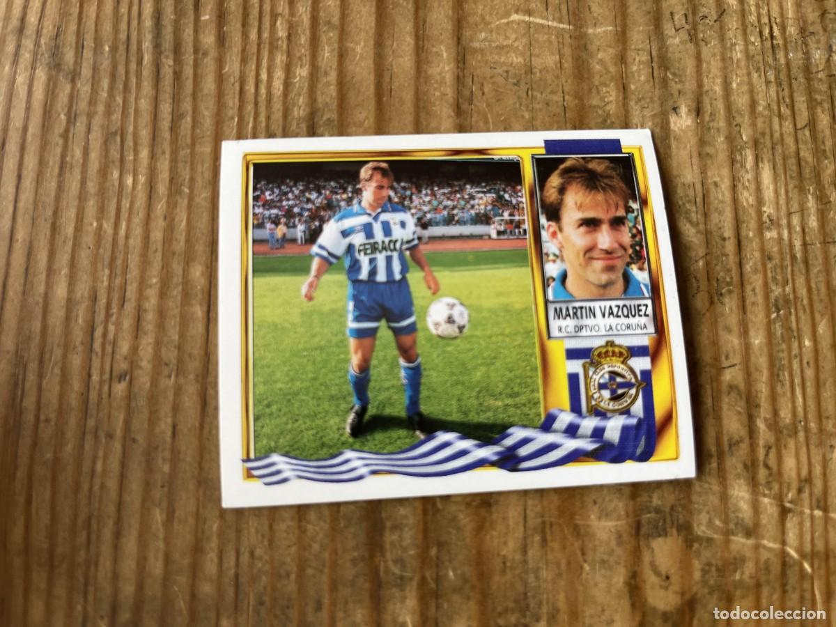 Cromos de f&uacute;tbol: CROMO SIN PEGAR NUNCA PEGADO ALBUM LIGA ESTE 95 96 1995 1996 DEPORTIVO CORU&Ntilde;A MARTIN VAZQUEZ