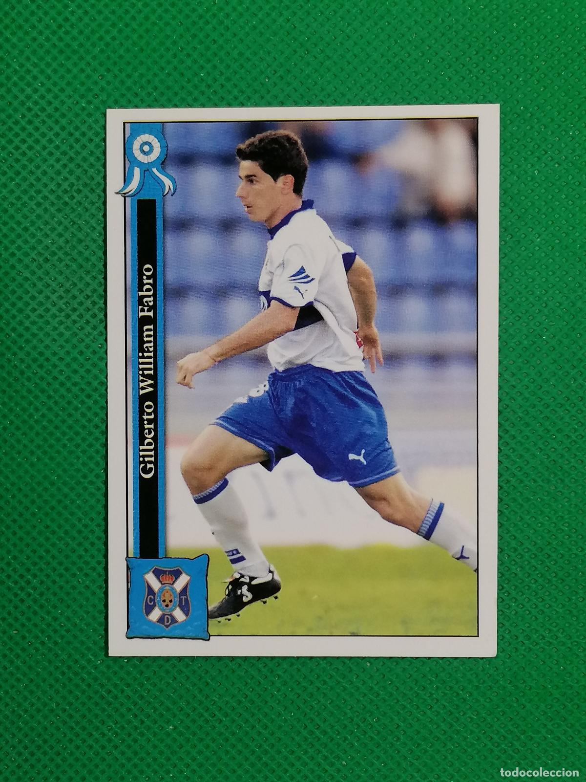 Cromos de f&uacute;tbol: 843 WILLIAM FABRO TENERIFE ⚽ MUNDICROMO LAS FICHAS DE LA LIGA 05 06 2005 2006 ⚽