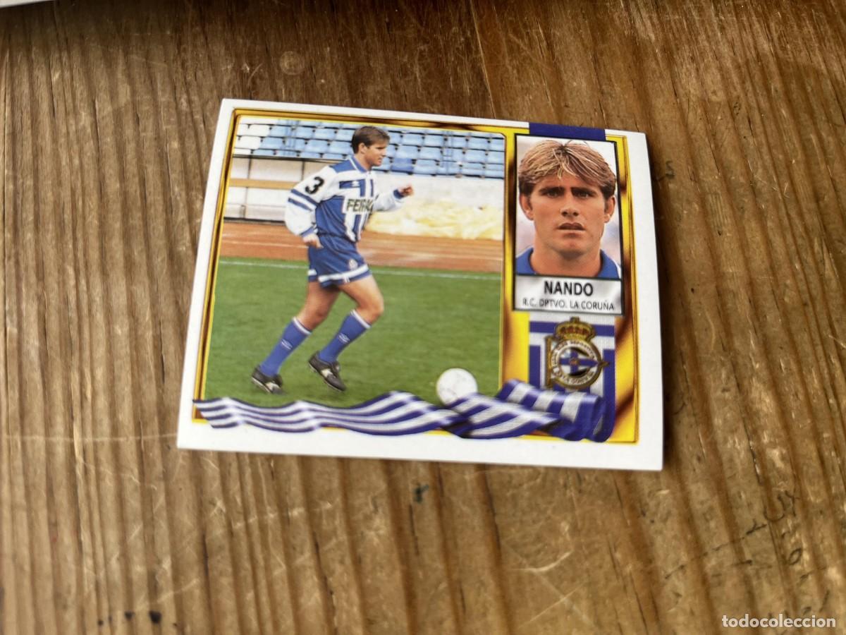 Cromos de f&uacute;tbol: CROMO SIN PEGAR NUNCA PEGADO ALBUM LIGA ESTE 95 96 1995 1996 DEPORTIVO CORU&Ntilde;A NANDO