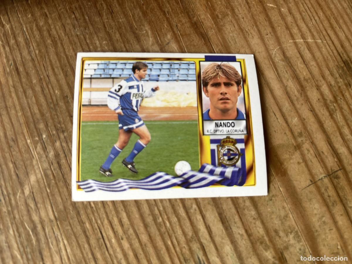 Cromos de f&uacute;tbol: CROMO SIN PEGAR NUNCA PEGADO ALBUM LIGA ESTE 95 96 1995 1996 DEPORTIVO CORU&Ntilde;A NANDO