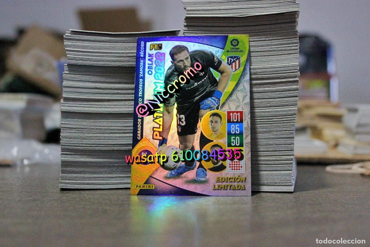 Cromos de f&uacute;tbol: oblak atletico de madrid platinum 2022 adrenalyn 2012 2022 niccromo