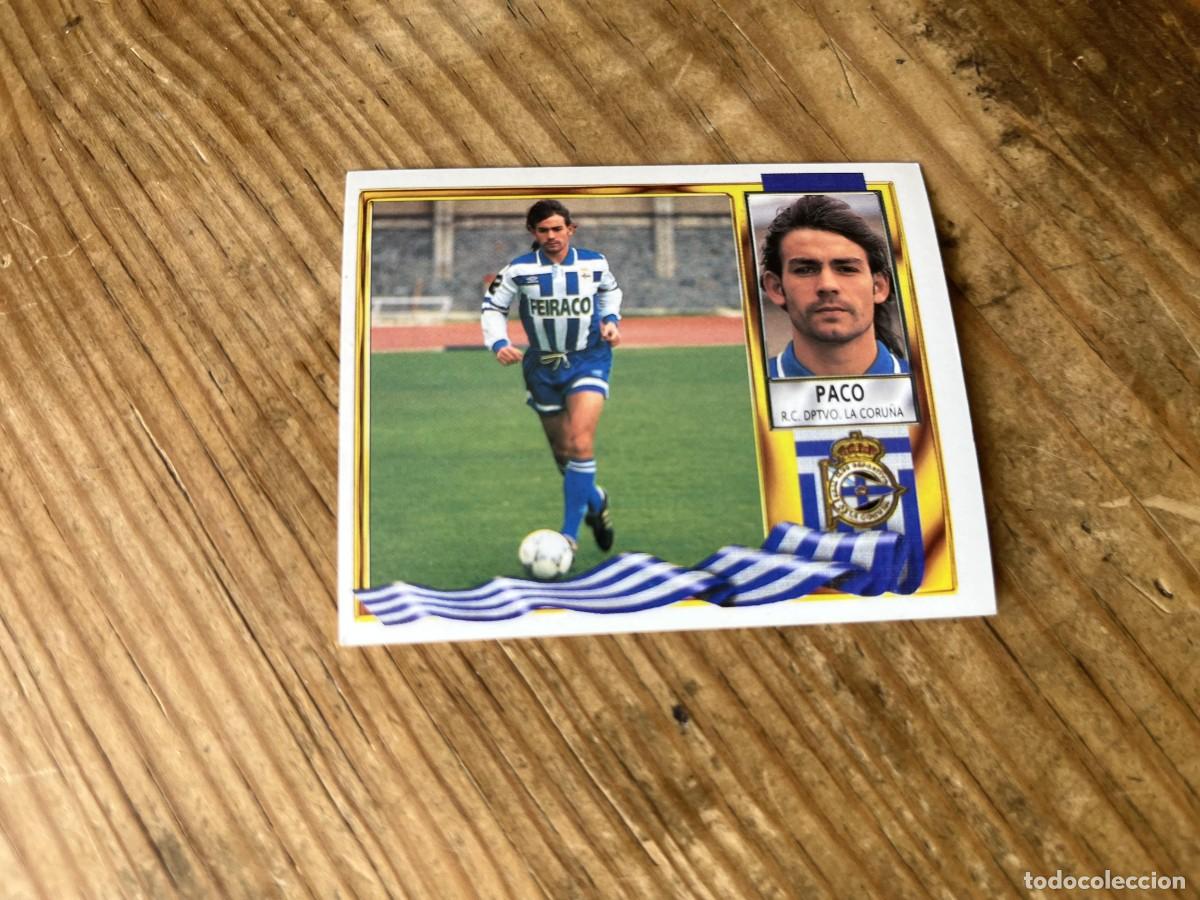 Cromos de f&uacute;tbol: CROMO SIN PEGAR NUNCA PEGADO ALBUM LIGA ESTE 95 96 1995 1996 DEPORTIVO CORU&Ntilde;A PACO