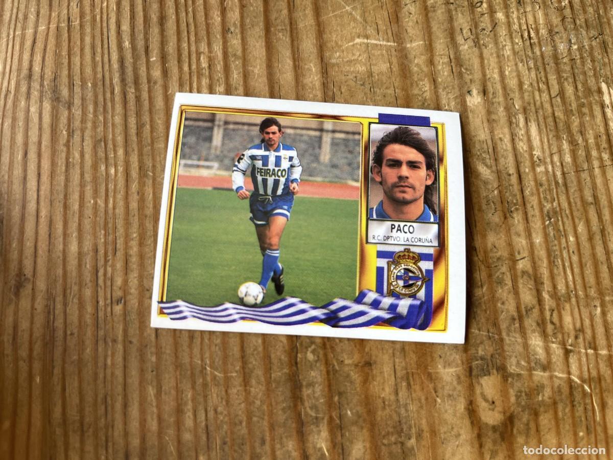 Cromos de f&uacute;tbol: CROMO SIN PEGAR NUNCA PEGADO ALBUM LIGA ESTE 95 96 1995 1996 DEPORTIVO CORU&Ntilde;A PACO