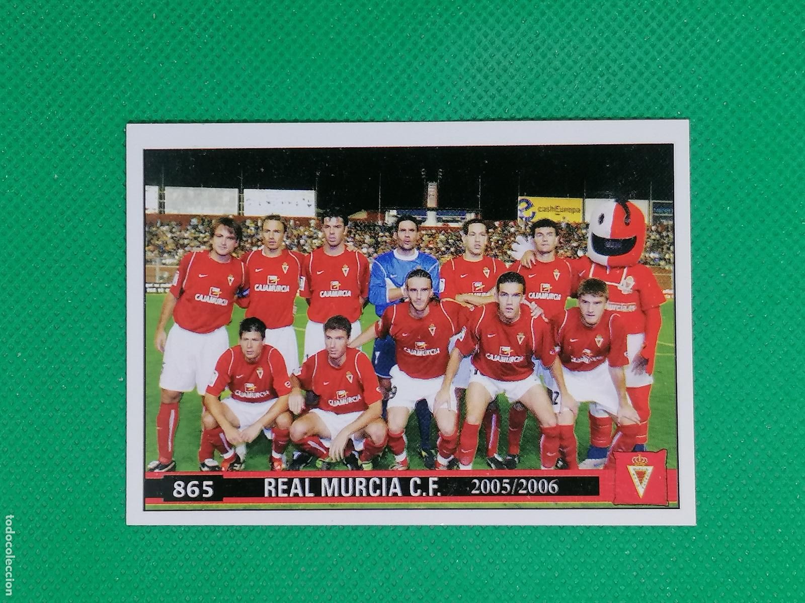 Fu&szlig;ball-Sticker: 865 PLANTILLA ALIENACION REAL MURCIA ⚽ MUNDICROMO LAS FICHAS DE LA LIGA 05 06 2005 2006 ⚽