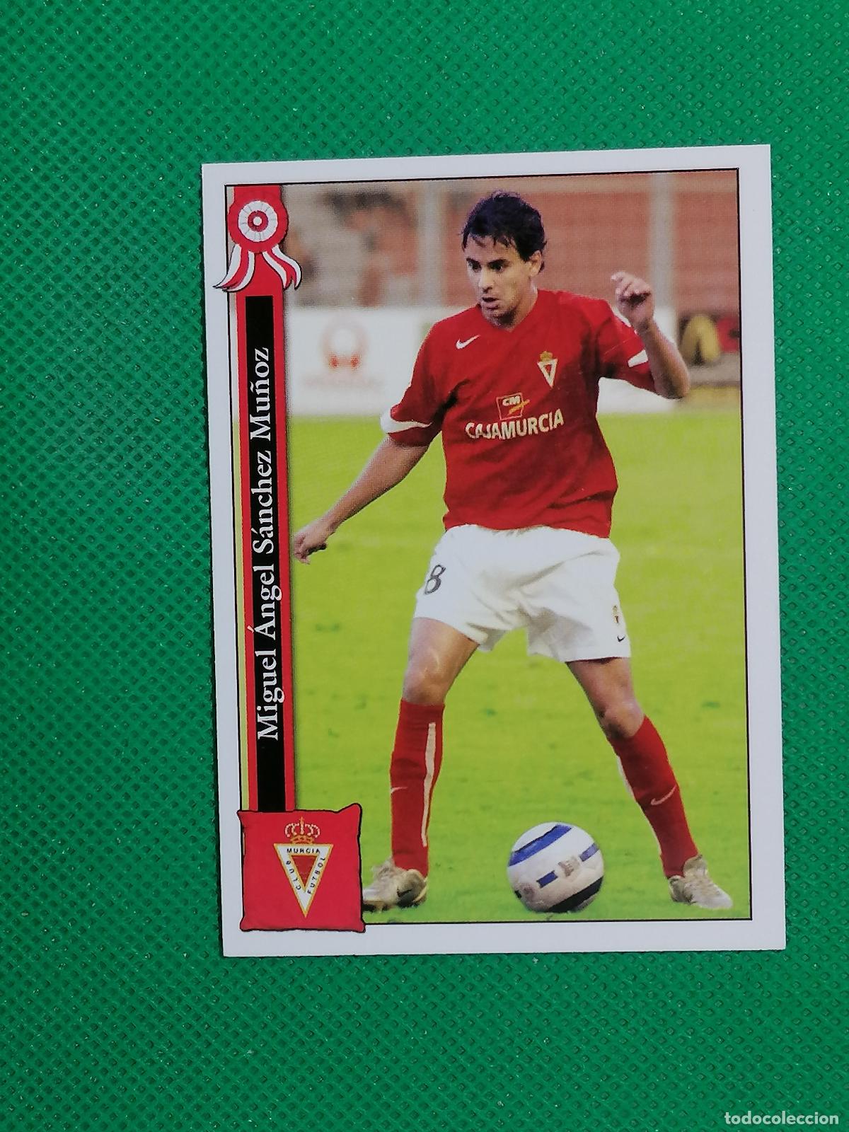 Fu&szlig;ball-Sticker: 874 MICHEL REAL MURCIA ⚽ MUNDICROMO LAS FICHAS DE LA LIGA 05 06 2005 2006 ⚽