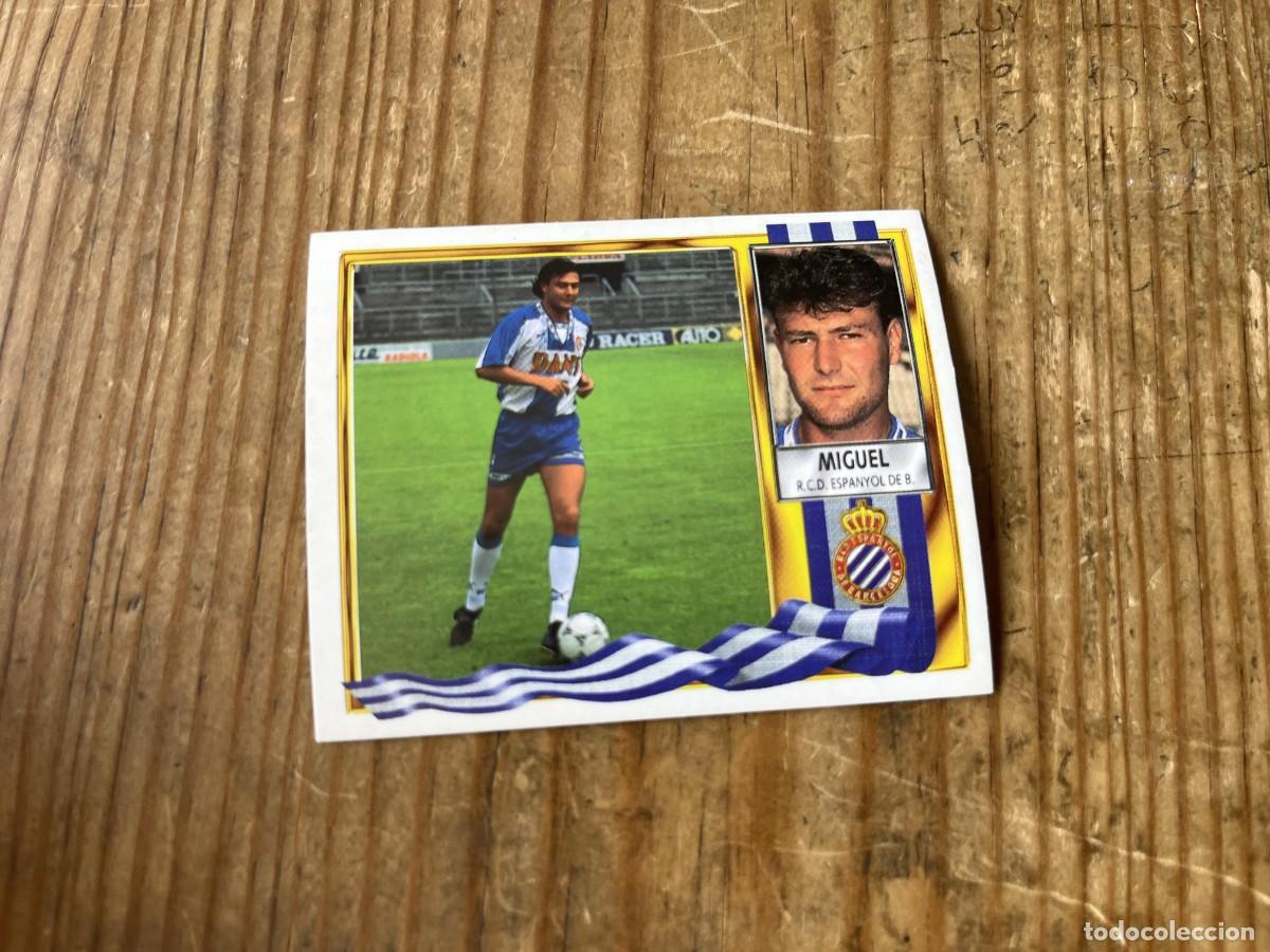 Cromos de f&uacute;tbol: CROMO SIN PEGAR NUNCA PEGADO ALBUM LIGA ESTE 95 96 1995 1996 ESPANYOL ESPA&Ntilde;OL MIGUEL