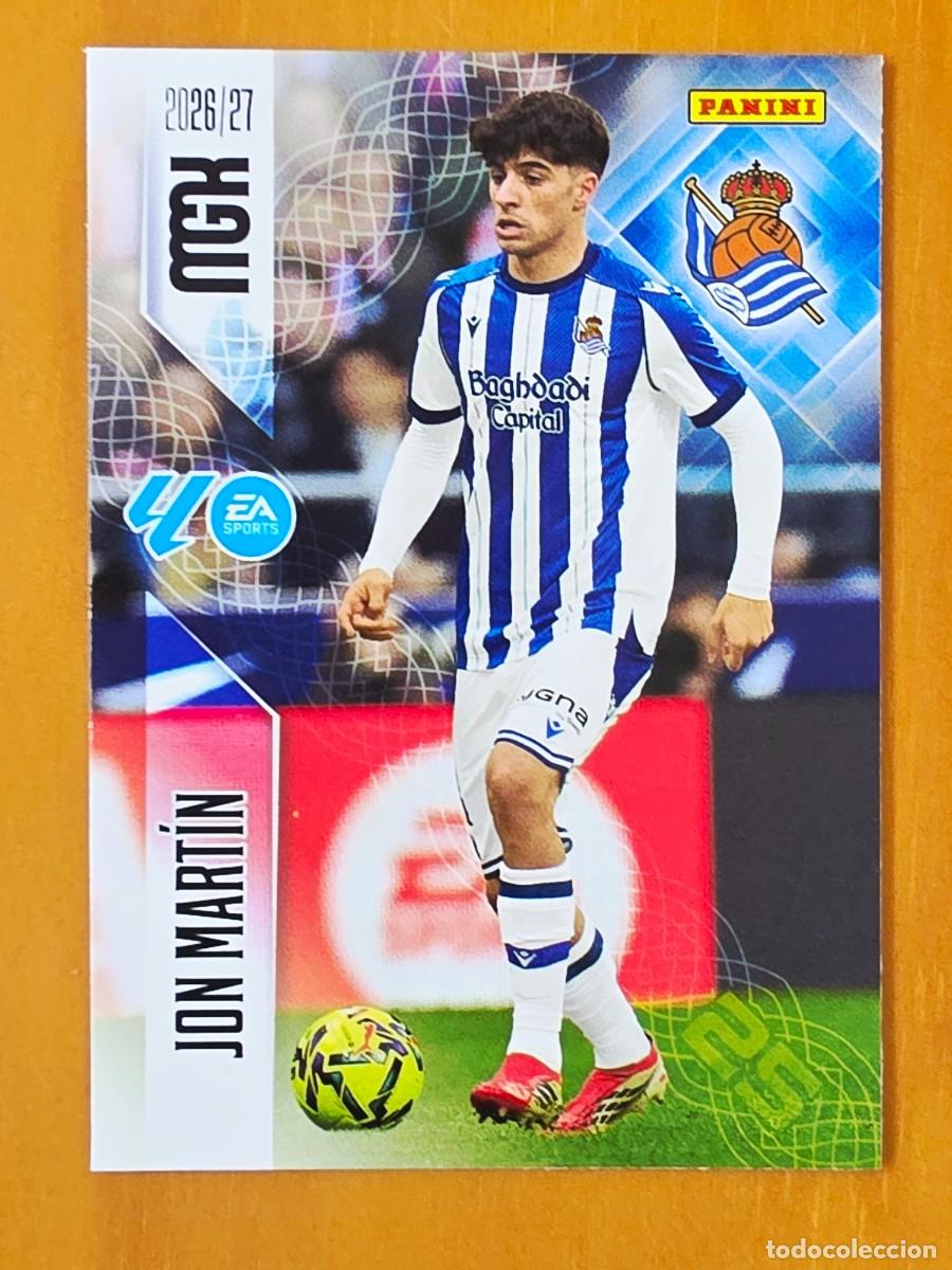 Cromos de f&uacute;tbol: 311 Jon Mart&iacute;n, Real Sociedad, Panini Megacracks MGK 2026 2027 26 27