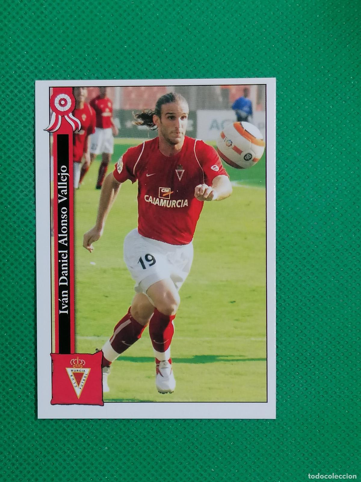 Cromos de f&uacute;tbol: 880 IVAN ALONSO REAL MURCIA ⚽ MUNDICROMO LAS FICHAS DE LA LIGA 05 06 2005 2006 ⚽