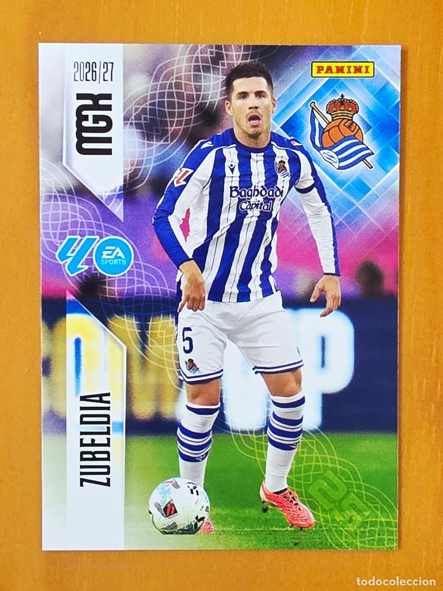 Cromos de f&uacute;tbol: 312 Igor Zubeldia, Real Sociedad, Panini Megacracks MGK 2026 2027 26 27
