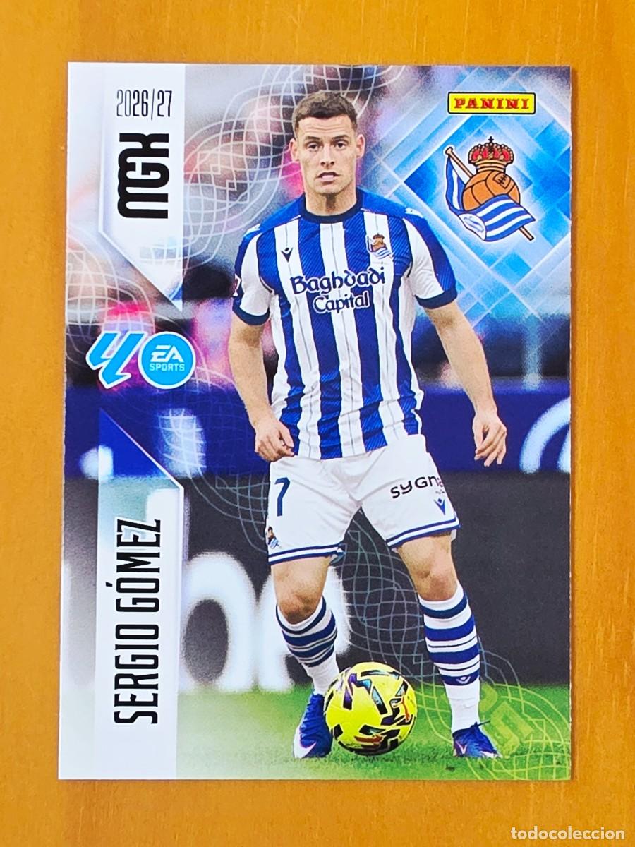 Cromos de f&uacute;tbol: 313 Sergio G&oacute;mez, Real Sociedad, Panini Megacracks MGK 2026 2027 26 27