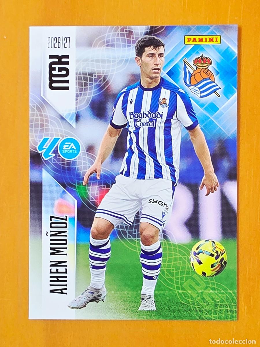 Cromos de f&uacute;tbol: 314 Aihen Mu&ntilde;oz, Real Sociedad, Panini Megacracks MGK 2026 2027 26 27