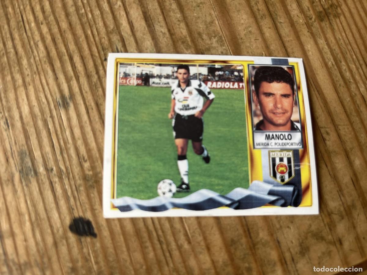 Cromos de f&uacute;tbol: CROMO SIN PEGAR NUNCA PEGADO ALBUM LIGA ESTE 95 96 1995 1996 MERIDA MANOLO