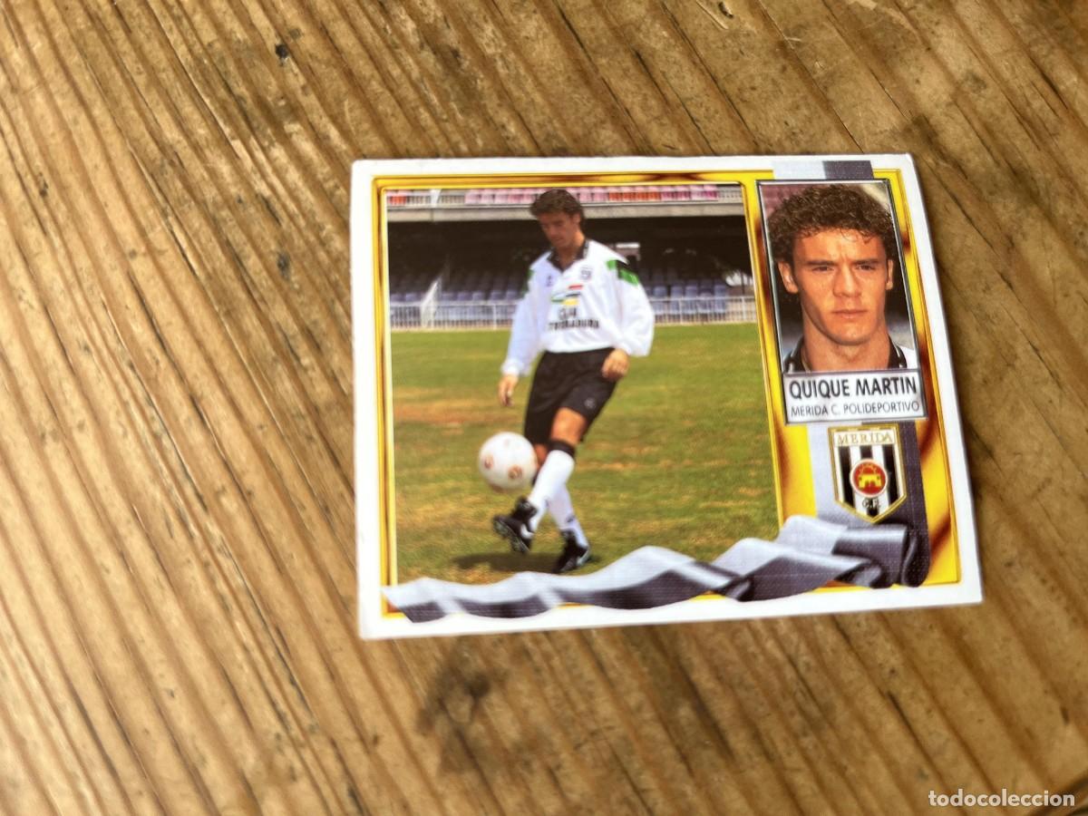 Cromos de f&uacute;tbol: CROMO SIN PEGAR NUNCA PEGADO ALBUM LIGA ESTE 95 96 1995 1996 MERIDA QUIQUE MARTIN