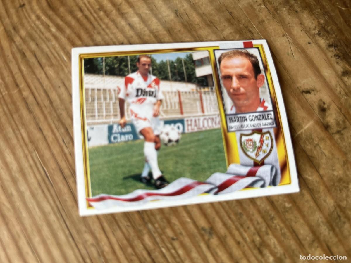 Cromos de f&uacute;tbol: CROMO SIN PEGAR NUNCA PEGADO ALBUM LIGA ESTE 95 96 1995 1996 RAYO VALLECANO MARTIN GONZALEZ