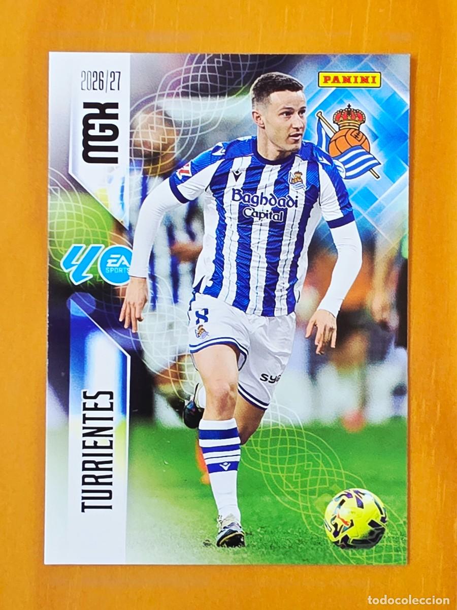 Cromos de f&uacute;tbol: 316 Be&ntilde;at Turrientes, Real Sociedad, Panini Megacracks MGK 2026 2027 26 27