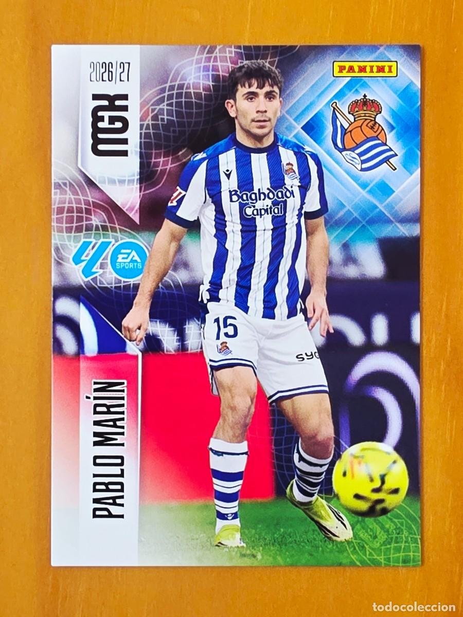 Cromos de f&uacute;tbol: 317 Pablo Mar&iacute;n, Real Sociedad, Panini Megacracks MGK 2026 2027 26 27