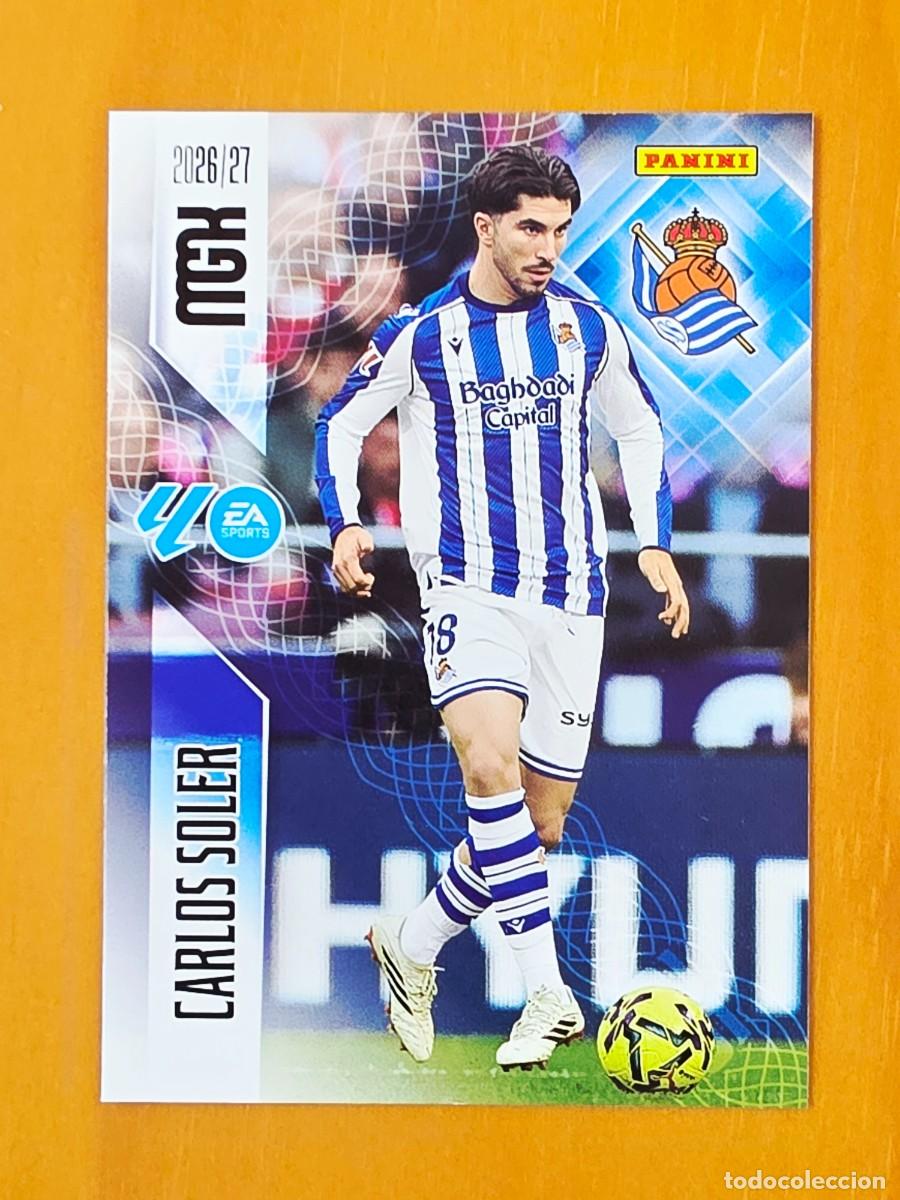 Cromos de f&uacute;tbol: 319 Carlos Soler, Real Sociedad, Panini Megacracks MGK 2026 2027 26 27
