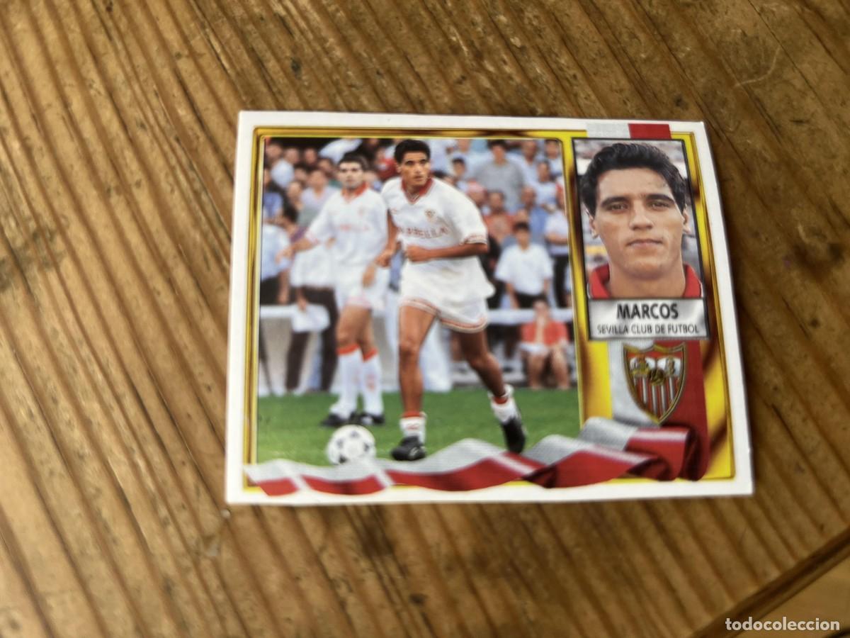 Cromos de f&uacute;tbol: CROMO SIN PEGAR NUNCA PEGADO ALBUM LIGA ESTE 95 96 1995 1996 SEVILLA MARCOS