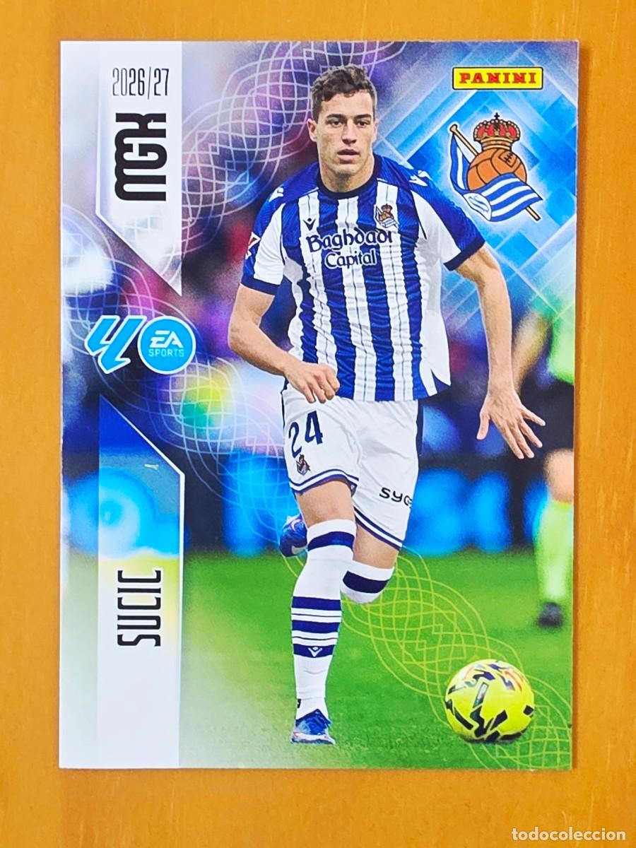 Cromos de f&uacute;tbol: 320 Luka Sucic, Real Sociedad, Panini Megacracks MGK 2026 2027 26 27