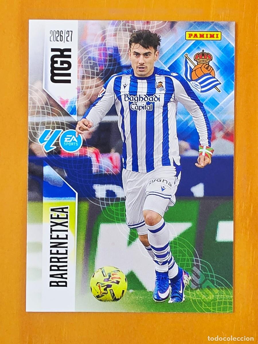 Cromos de f&uacute;tbol: 321 Ander Barrenetxea, Real Sociedad, Panini Megacracks MGK 2026 2027 26 27